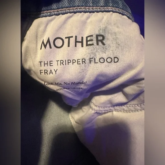 ✨NWT✨ MOTHER Denim The Tripper Flood Fray in Size 30 - Picture 14 of 16